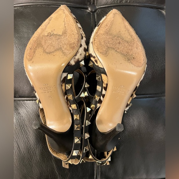 Valentino Leopard Rockstuds - Picture 3 of 9